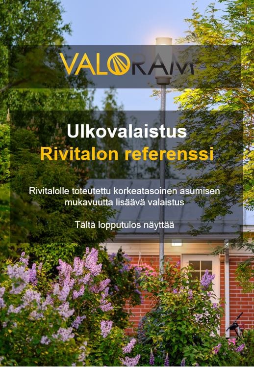 Rivitalon Ulkovalaistus Referenssi